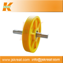 Elevator Parts|Elevator Nylon Deflector Sheave Manufacturer|rope sheave pulley